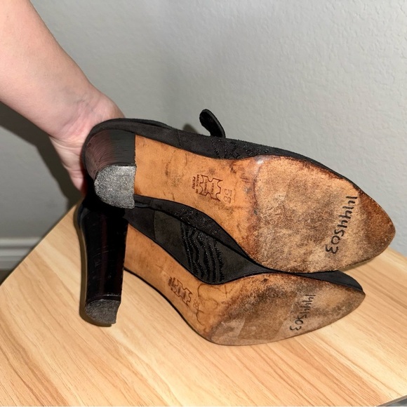 Ulla Johnson Black Aggie Embroidered Pattern Booties Boots Size 38/8 - Picture 8 of 10